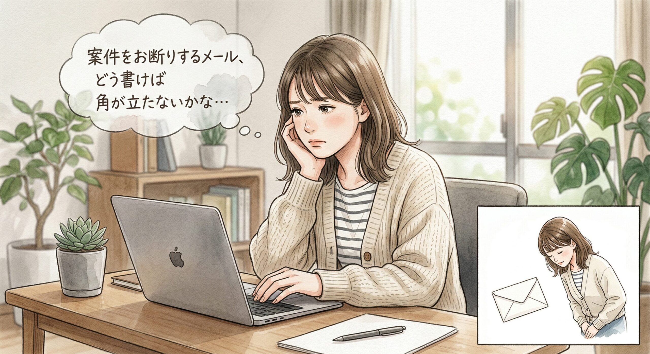 フリーランス 案件 断り方 メール 例文 スケジュール合わない